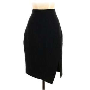 Milly High Waisted Black Pencil Skirt